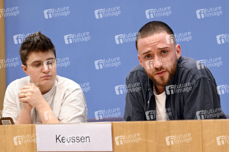 Bundespressekonferenz Bündnis 'Zusammen für Demokratie. Im Bund. Vor Ort. Für alle.' in Berlin