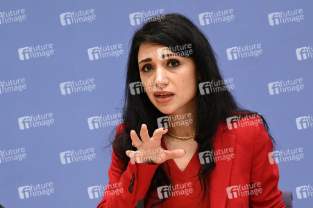 Bundespressekonferenz Bündnis 'Zusammen für Demokratie. Im Bund. Vor Ort. Für alle.' in Berlin