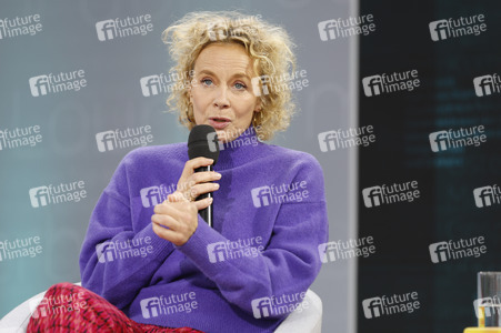 Katja Riemann auf der Leipziger Buchmesse 2024