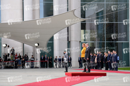 Empfang der Ministerpräsidentin von Lettland in Berlin