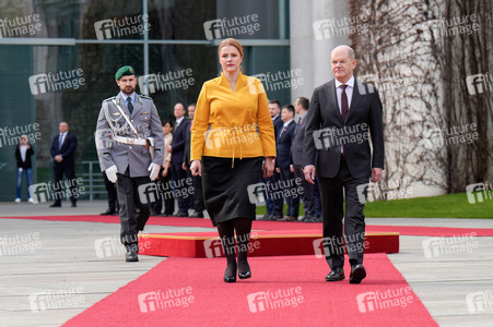 Empfang der Ministerpräsidentin von Lettland in Berlin