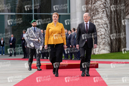 Empfang der Ministerpräsidentin von Lettland in Berlin