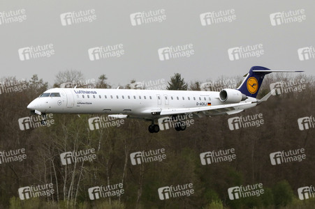 Vorerst letzte Maschine der Lufthansa am Bodensee-Airport Friedrichshafen