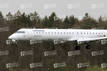 Vorerst letzte Maschine der Lufthansa am Bodensee-Airport Friedrichshafen