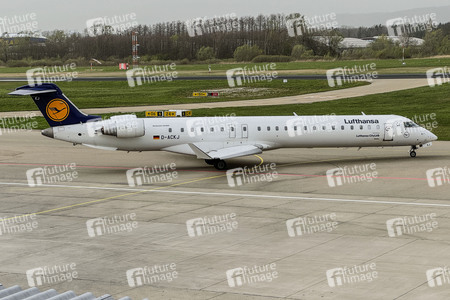 Vorerst letzte Maschine der Lufthansa am Bodensee-Airport Friedrichshafen