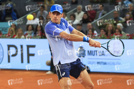 Tennismatch Alex de Minaur vs Rafael Nadal in Madrid