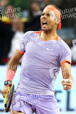 Tennismatch Alex de Minaur vs Rafael Nadal in Madrid