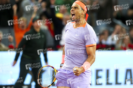 Tennismatch Alex de Minaur vs Rafael Nadal in Madrid