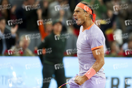 Tennismatch Alex de Minaur vs Rafael Nadal in Madrid