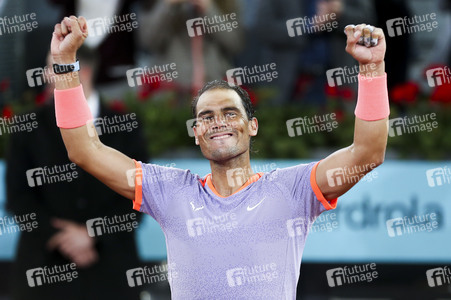 Tennismatch Alex de Minaur vs Rafael Nadal in Madrid