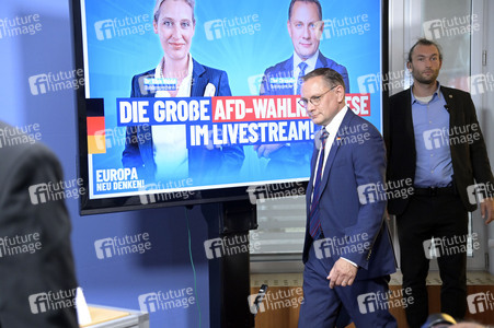 Pressekonferenz der AfD zur Europawahl in Berlin