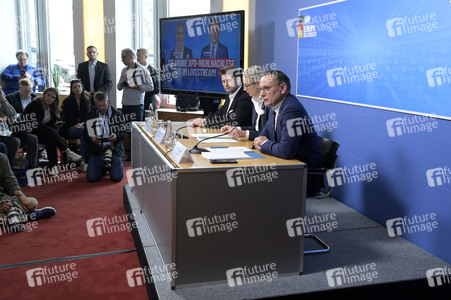 Pressekonferenz der AfD zur Europawahl in Berlin