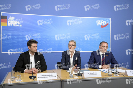 Pressekonferenz der AfD zur Europawahl in Berlin