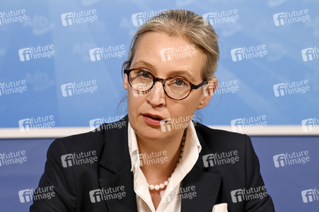 Pressekonferenz der AfD zur Europawahl in Berlin