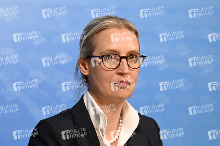 Pressekonferenz der AfD zur Europawahl in Berlin