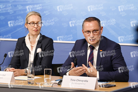 Pressekonferenz der AfD zur Europawahl in Berlin