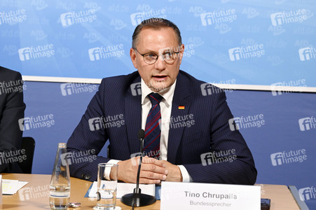 Pressekonferenz der AfD zur Europawahl in Berlin