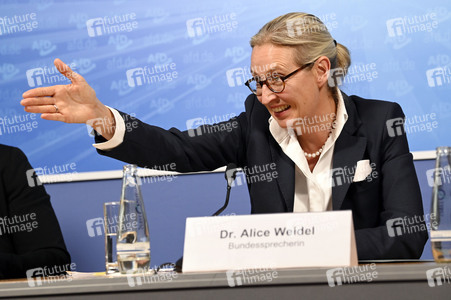 Pressekonferenz der AfD zur Europawahl in Berlin