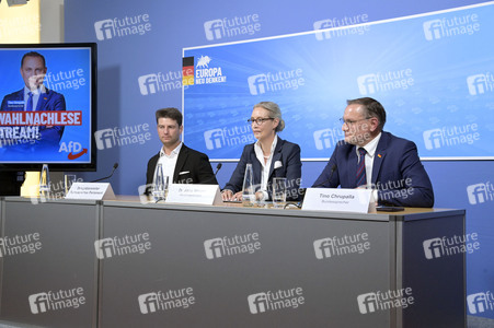 Pressekonferenz der AfD zur Europawahl in Berlin