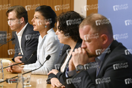 Pressekonferenz des BSW zur Europawahl in Berlin