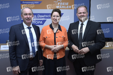 Pressekonferenz der Freien Wähler zur Europawahl in Berlin