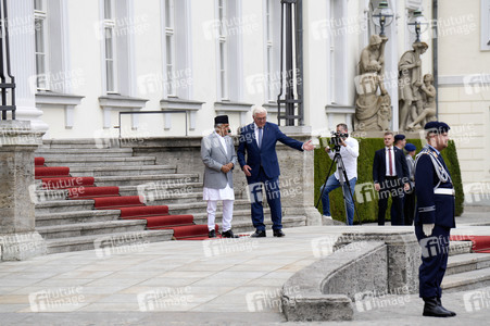 Begrüßung des Präsidenten von Nepal in Berlin