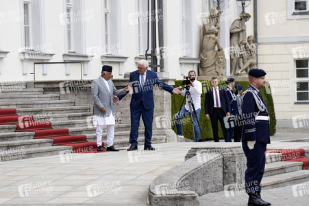 Begrüßung des Präsidenten von Nepal in Berlin