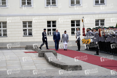 Begrüßung des Präsidenten von Nepal in Berlin