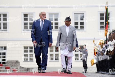 Begrüßung des Präsidenten von Nepal in Berlin