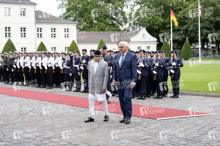 Begrüßung des Präsidenten von Nepal in Berlin