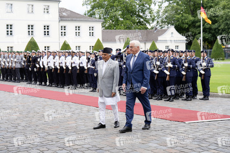 Begrüßung des Präsidenten von Nepal in Berlin