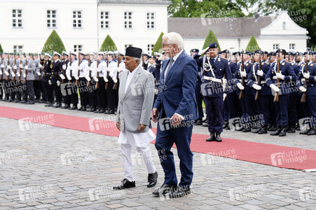 Begrüßung des Präsidenten von Nepal in Berlin