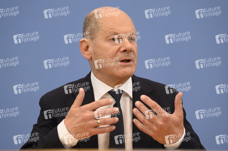 Bundespressekonferenz Bundeshaushalt 2025 in Berlin