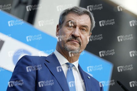 Pressekonferenz zur Kanzlerkandidatur der Union in Berlin