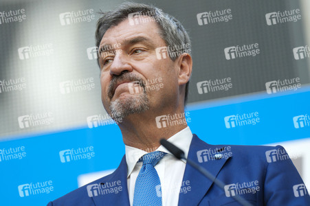 Pressekonferenz zur Kanzlerkandidatur der Union in Berlin