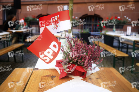 Wahlparty der SPD nach der Landtagswahl 2024 in Brandenburg