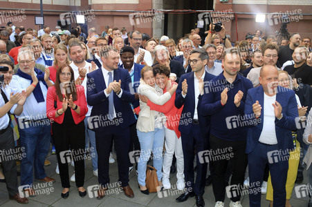 Wahlparty der SPD nach der Landtagswahl 2024 in Brandenburg