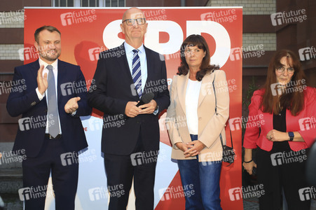 Wahlparty der SPD nach der Landtagswahl 2024 in Brandenburg