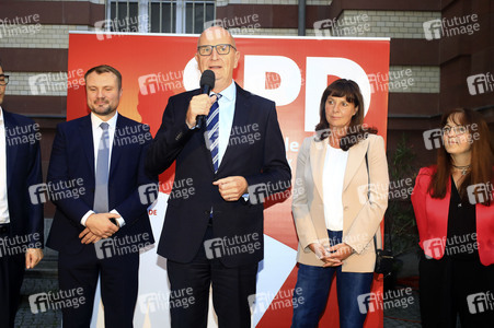 Wahlparty der SPD nach der Landtagswahl 2024 in Brandenburg