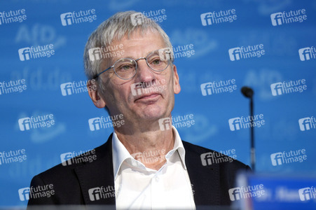 Pressekonferenz der AfD zur Landtagswahl in Brandenburg