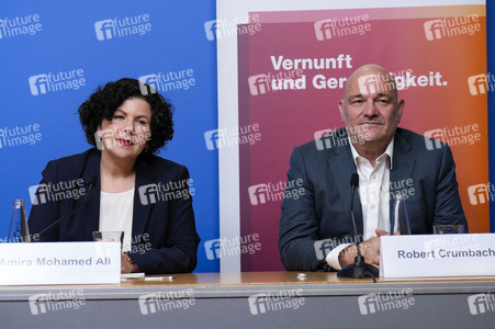 Pressekonferenz des BSW zur Landtagswahl in Brandenburg