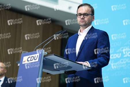 Pressekonferenz der CDU zur Landtagswahl in Brandenburg