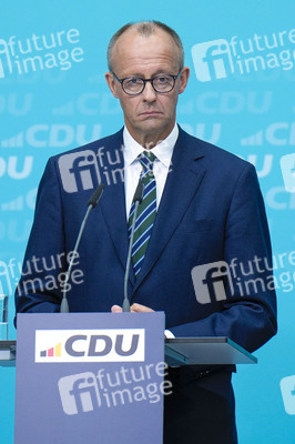 Pressekonferenz der CDU zur Landtagswahl in Brandenburg