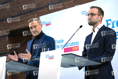 Pressekonferenz der FDP zur Landtagswahl in Brandenburg