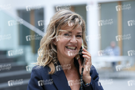 Anne-Sophie Mutter bei einer Pressekonferenz in Berlin