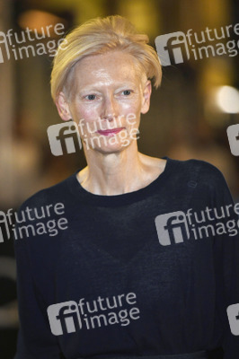 Ankunft von Tilda Swinton auf dem San Sebastian International Film Festival 2024