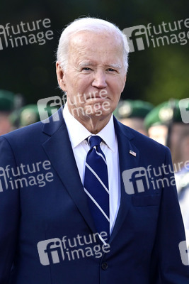 Begrüßung des amerikanischen Präsidenten Joe Biden im Schloss Bellevue in Berlin