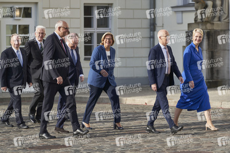 Begrüßung des amerikanischen Präsidenten Joe Biden im Schloss Bellevue in Berlin