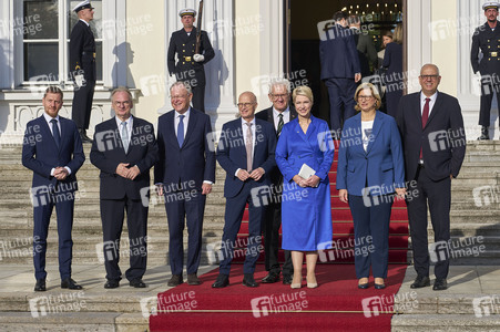 Begrüßung des amerikanischen Präsidenten Joe Biden im Schloss Bellevue in Berlin