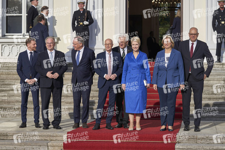 Begrüßung des amerikanischen Präsidenten Joe Biden im Schloss Bellevue in Berlin